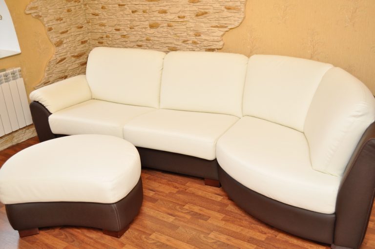 Перетяжка углового дивана